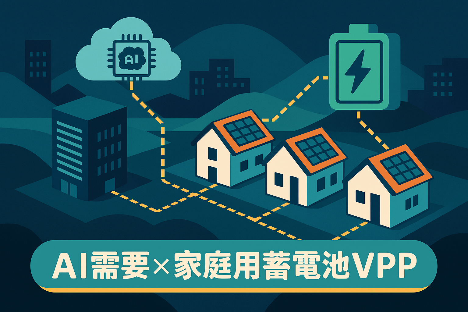 AI需要×住宅分散電源でデータセンター電力を賄える?—仮説検証の材料