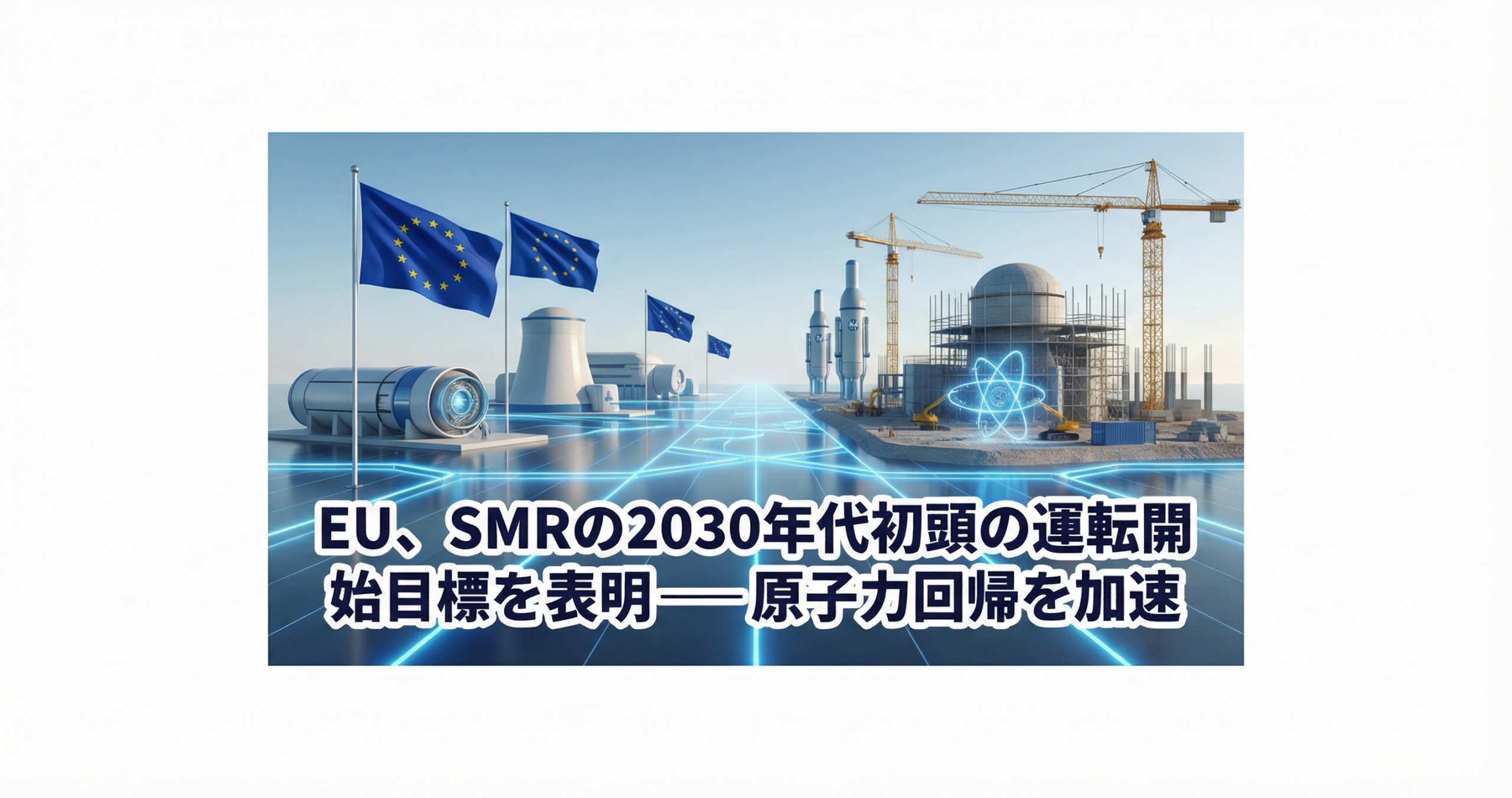 EU、SMRの2030年代初頭の運転開始目標を表明──原子力回帰を加速